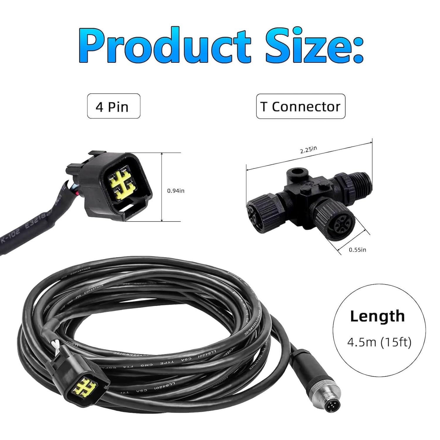 Fish Finder Cable - Cable de interfaz de motor Conexión