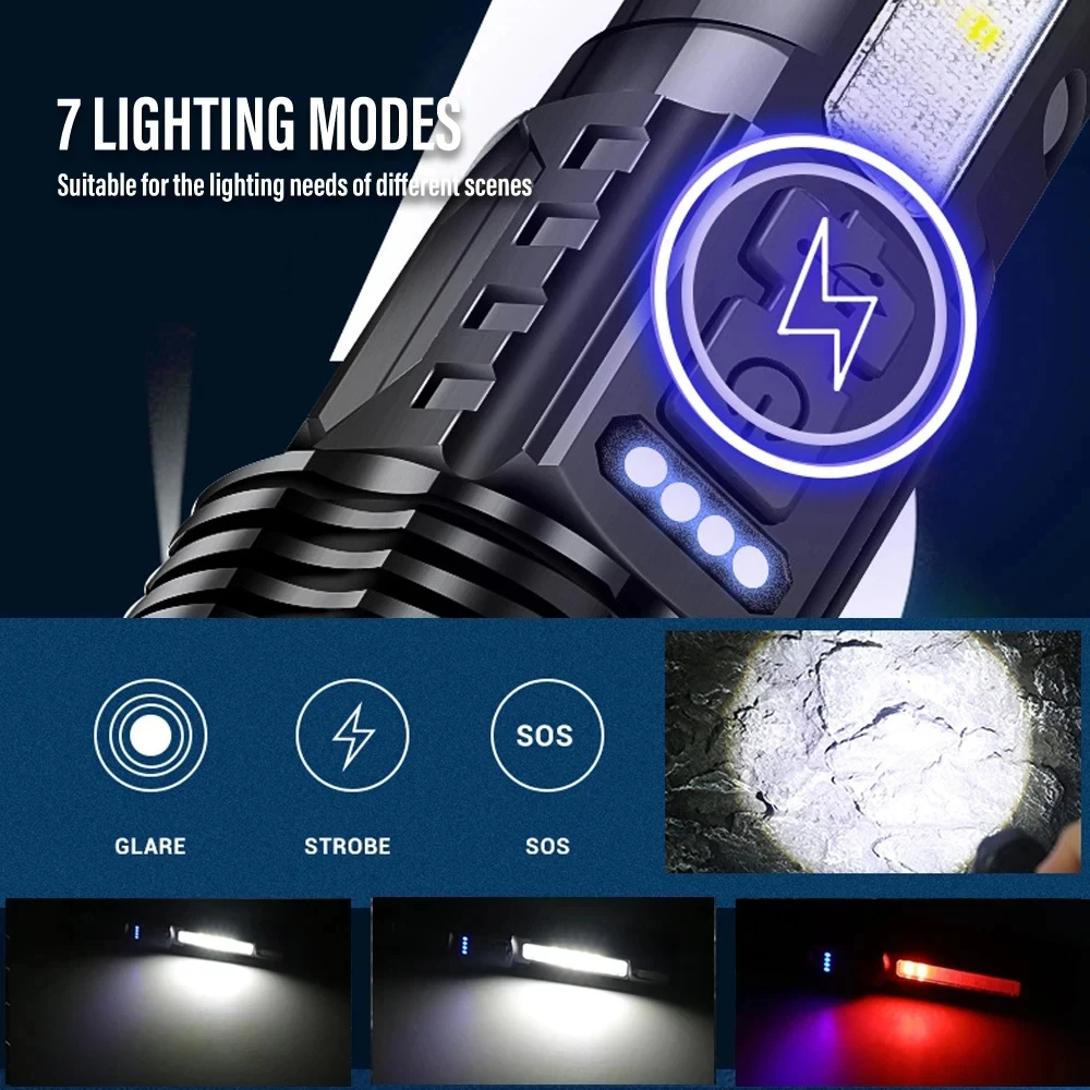 Potente linterna LED XHP50 res - Fishing Light reseña y precio