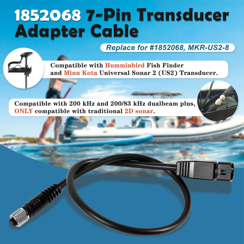 1852068 MKR-US2-8 Cable Adapta - Fish Finder Transducer reseña y precio